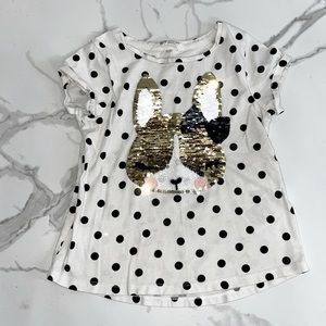 Sequinned bunny T-shirt
